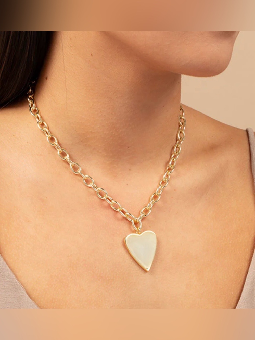 NEW Uncommon James Gold Big Love Necklace